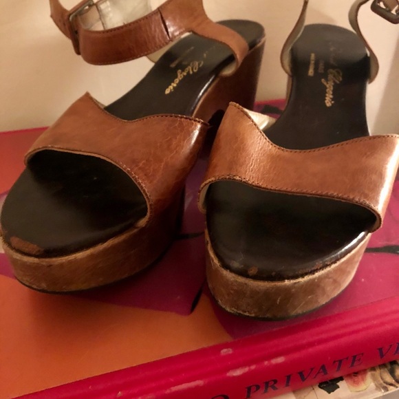 Robert Clergerie Peri Platform Sandal, Size 7.5 - Picture 4 of 5